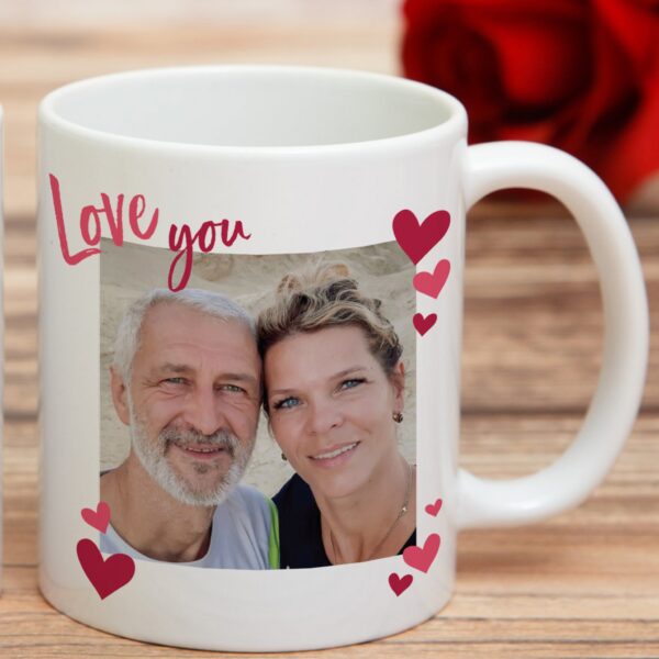 Personalised Love You Photo Upload Mug: 2 - Mugs By Gift Moments