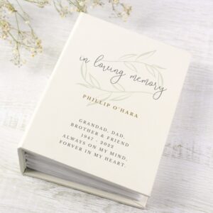 Personalised In Loving Memory 6x4 Photo Album with Sleeves: 3 - Photo Albums By Gift Moments
