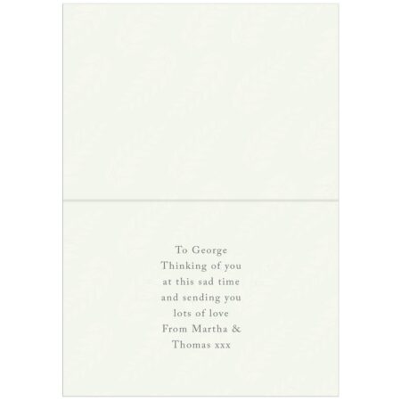 Personalised In Loving Memory Card: 4 - Greeting Cards By Gift Moments