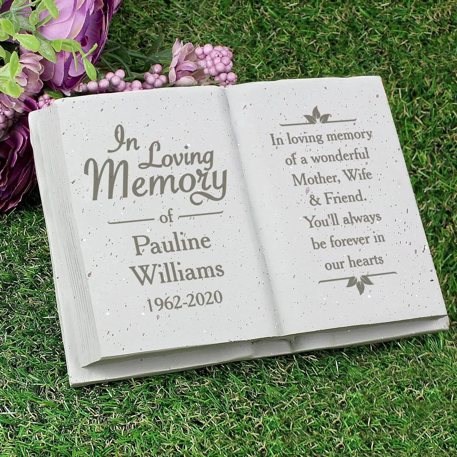 Personalised loving memory memorial book