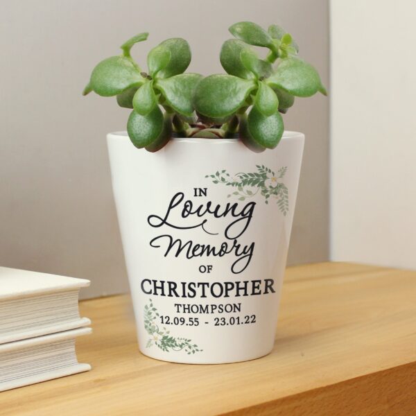 Personalised In Loving Memory Plant Pot: 2 - Pots & Planters By Gift Moments