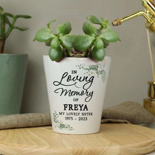Personalised In Loving Memory Plant Pot: 1 - Pots & Planters By Gift Moments