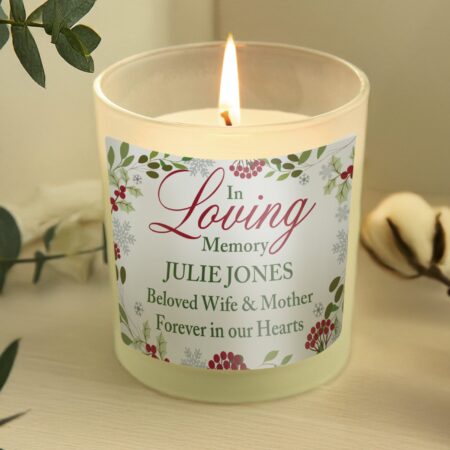 Personalised In Loving Memory Scented Jar Candle: 4 - Candles By Gift Moments