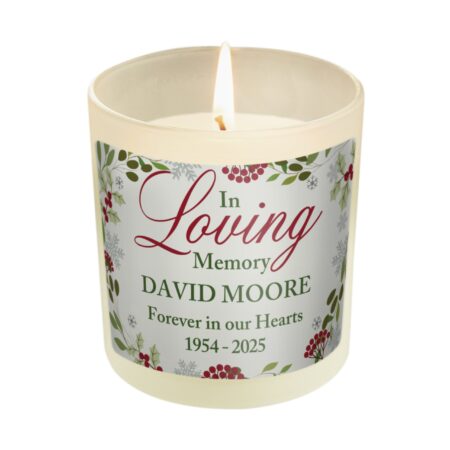 Personalised In Loving Memory Scented Jar Candle: 5 - Candles By Gift Moments