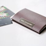 Personalised Luxury Business Card Holders: 1 - Brown - Business Card Cases By Gift Moments