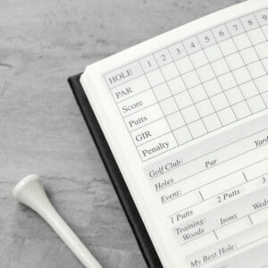 Personalised Luxury Leather Golf Notebooks: 12 - Notebooks By Gift Moments