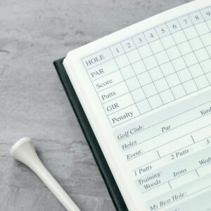 Personalised Luxury Leather Golf Notebooks: 11 - Notebooks By Gift Moments