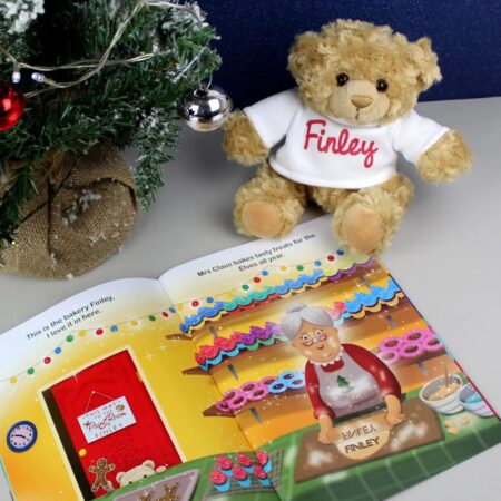Personalised Magical Christmas Adventure Story Book and Personalised Teddy Bear: 3 - Books By Gift Moments