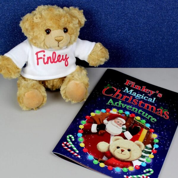Personalised Magical Christmas Adventure Story Book and Personalised Teddy Bear: 2 - Books By Gift Moments