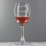 Personalised Measures Wine Glass: 1 - Wine Glasses By Gift Moments