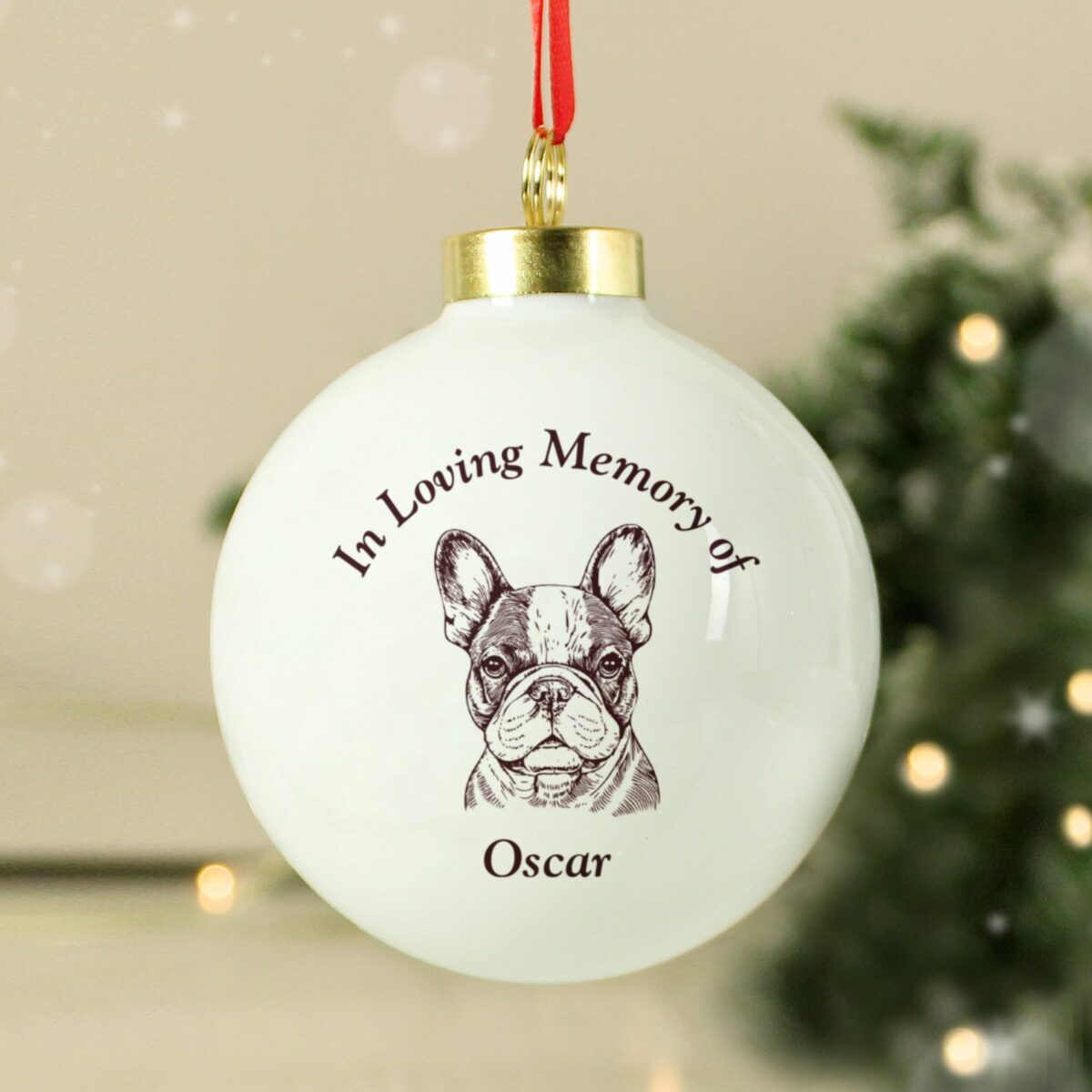 Personalised Memorial Dog Breed Bauble: 3 - Christmas Baubles By Gift Moments