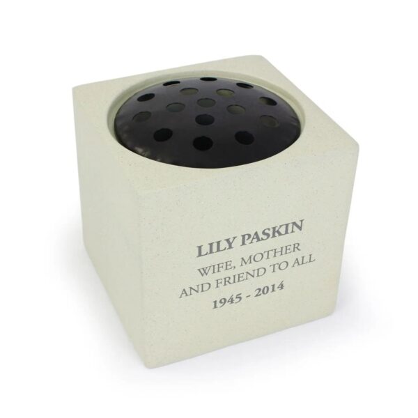 Personalised Memorial Vase: 2 - Memorials By Gift Moments