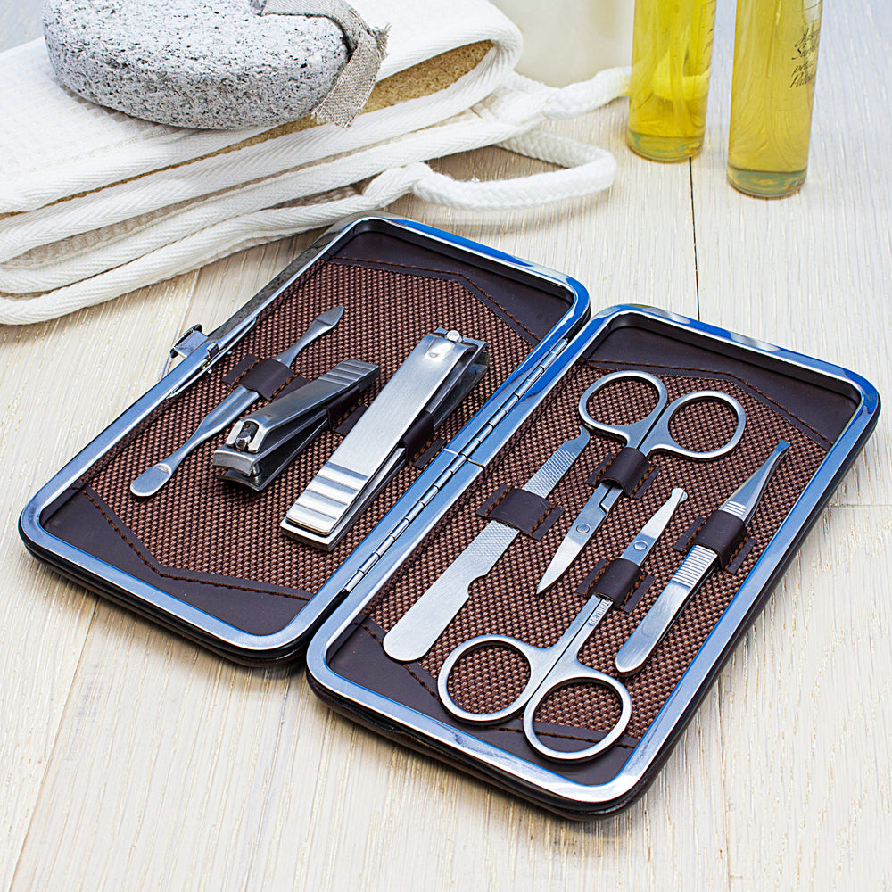 Personalised mens 7 piece grooming set