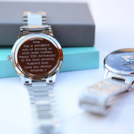 Personalised mens architect apollo watch blue