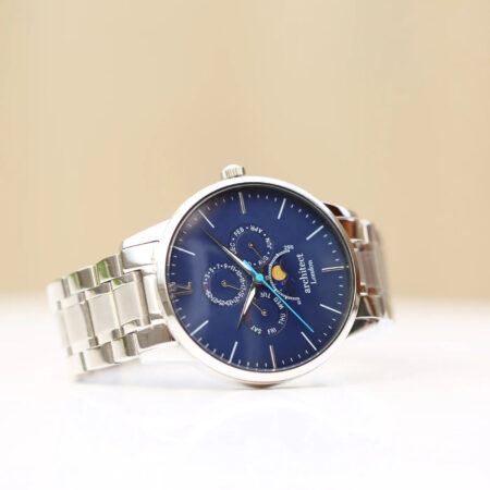 Personalised mens architect apollo watch blue