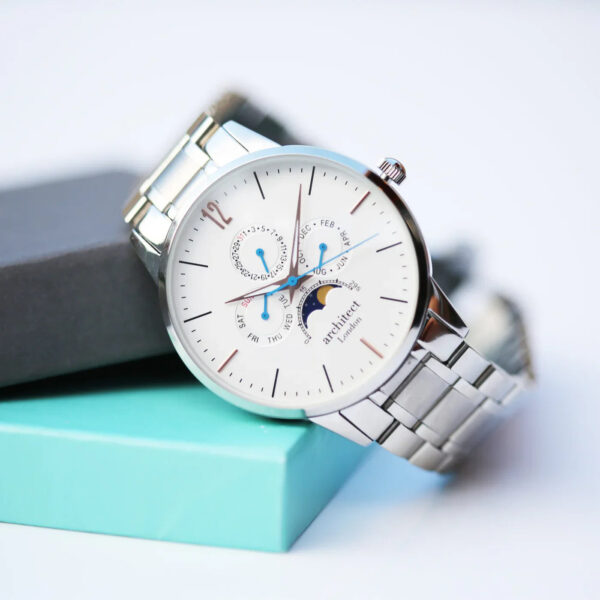 Personalised Men’s Architect Apollo Watch White: 1 - Watches By Architect Watches