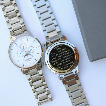 Personalised mens architect apollo watch white