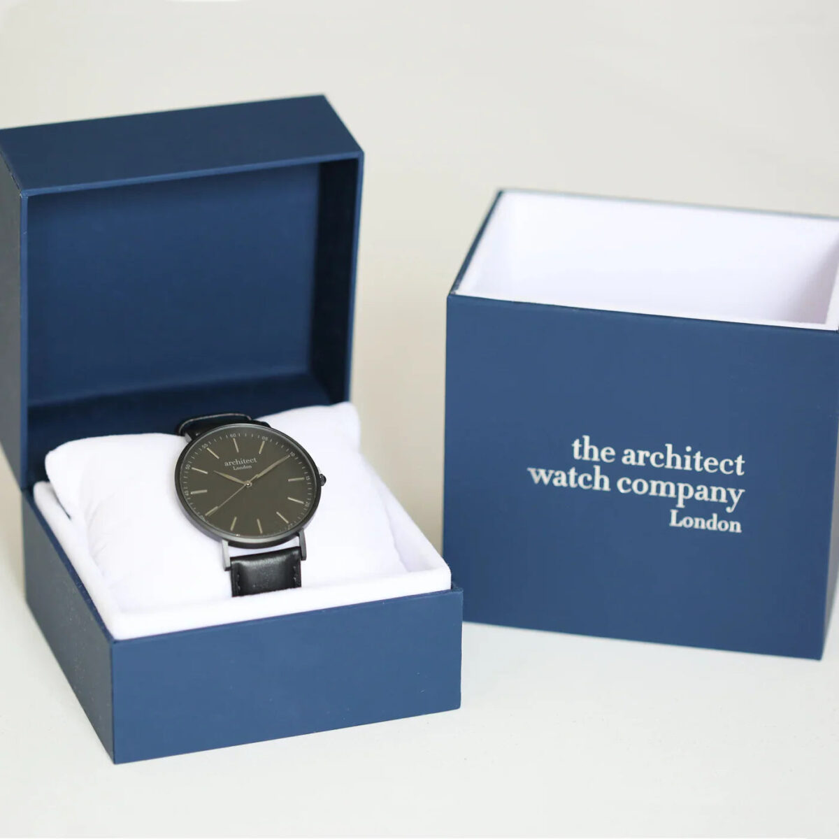 Personalised Men’s Architect Minimalist Watch Jet Black: 3 - Watches By Architect Watches