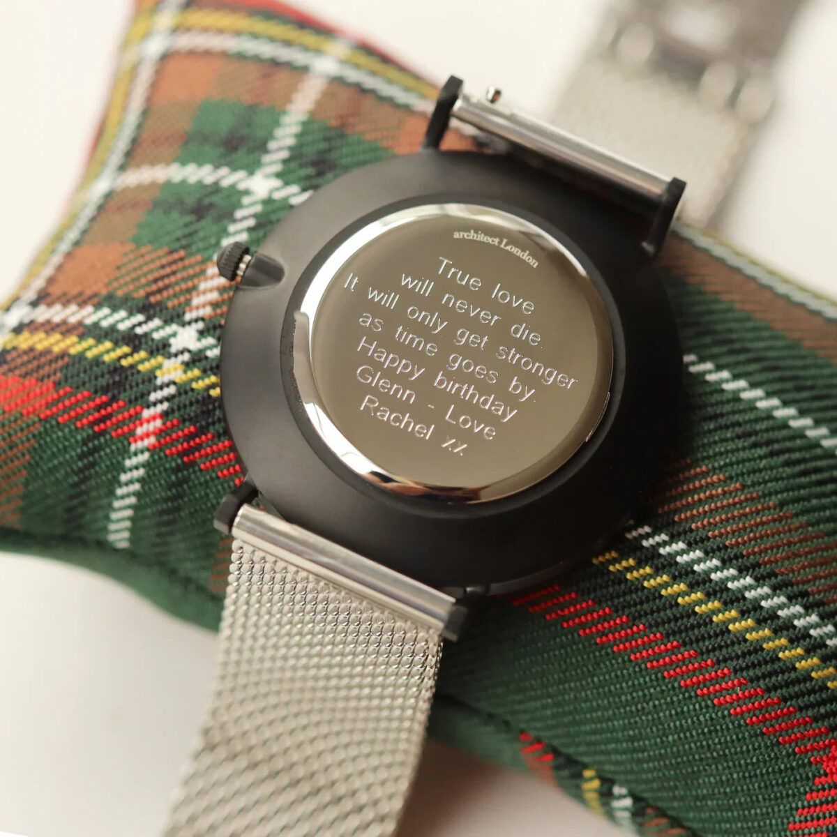 Personalised Men’s Architect Minimalist Watch Silver Mesh: 5 - Watches By Architect Watches