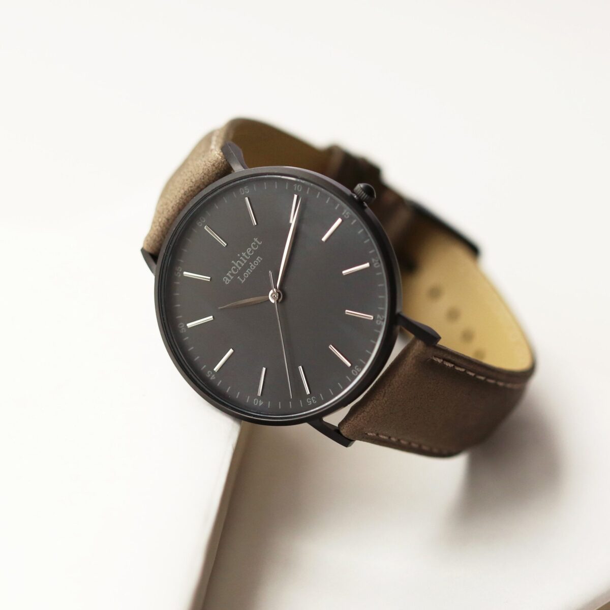 Personalised Men’s Architect Minimalist Watch Urban Grey: 1 - Watches By Architect Watches
