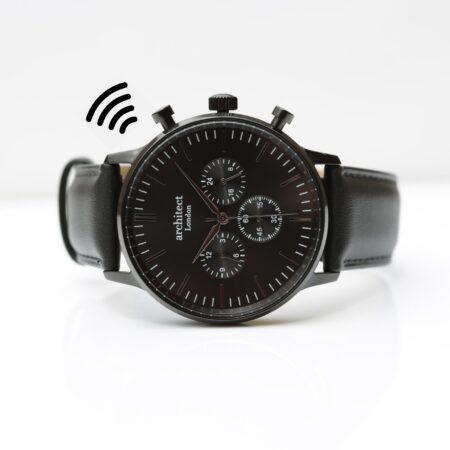 Personalised Men’s Architect Motivator Black Contactless Payment Watch: 2 - Watches By Architect Watches