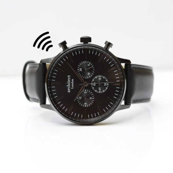 Personalised Men’s Architect Motivator Black Contactless Payment Watch: 2 - Watches By Architect Watches