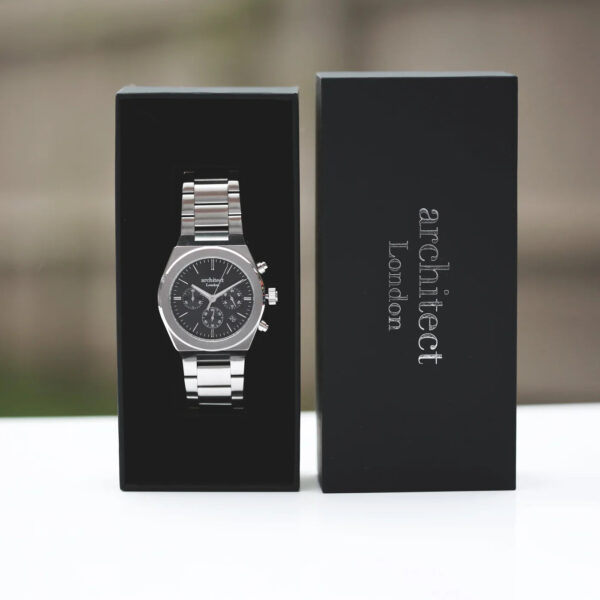 Personalised Men’s Architect Orbix Black Watch: 1 - Watches By Architect Watches