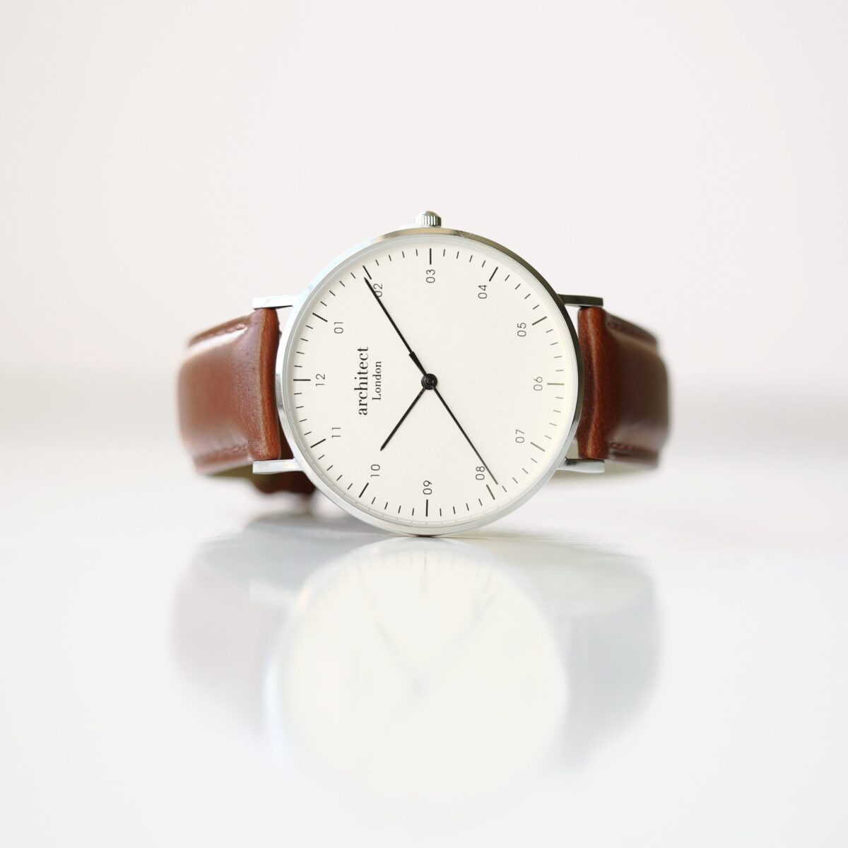 Personalised Men’s Architect Zephyr Walnut Contactless Payment Watch: 6 - Watches By Architect Watches