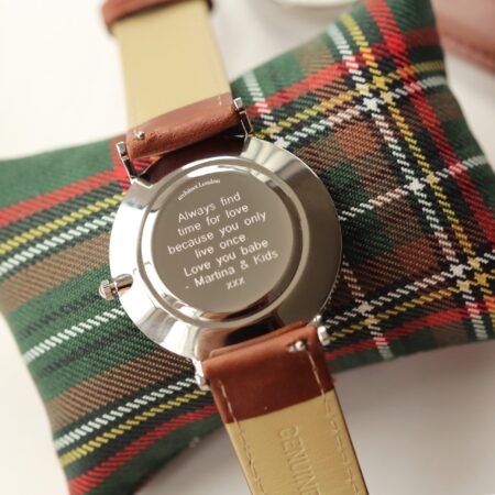 Personalised Men’s Architect Zephyr Walnut Contactless Payment Watch: 9 - Watches By Architect Watches