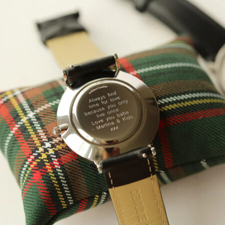 Personalised Men’s Architect Zephyr Watch Jet Black: 4 - Watches By Architect Watches