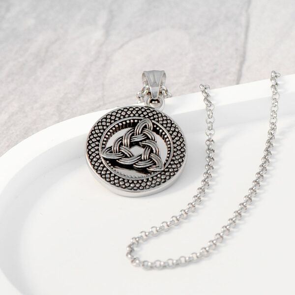 Personalised Men’s Celtic Trinity Pendant Necklace: 1 - Necklaces By Gift Moments