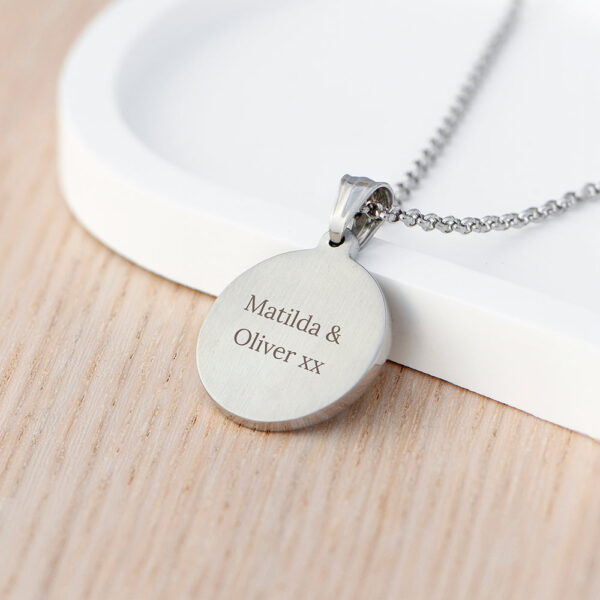 Personalised Men’s Fleur-de-lis Pendant Necklace: 2 - Necklaces By Gift Moments
