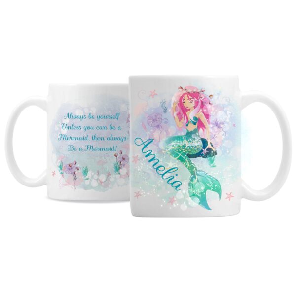 Personalised Mermaid Mug: 2 - Mugs By Gift Moments