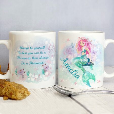 Personalised Mermaid Mug: 4 - Mugs By Gift Moments
