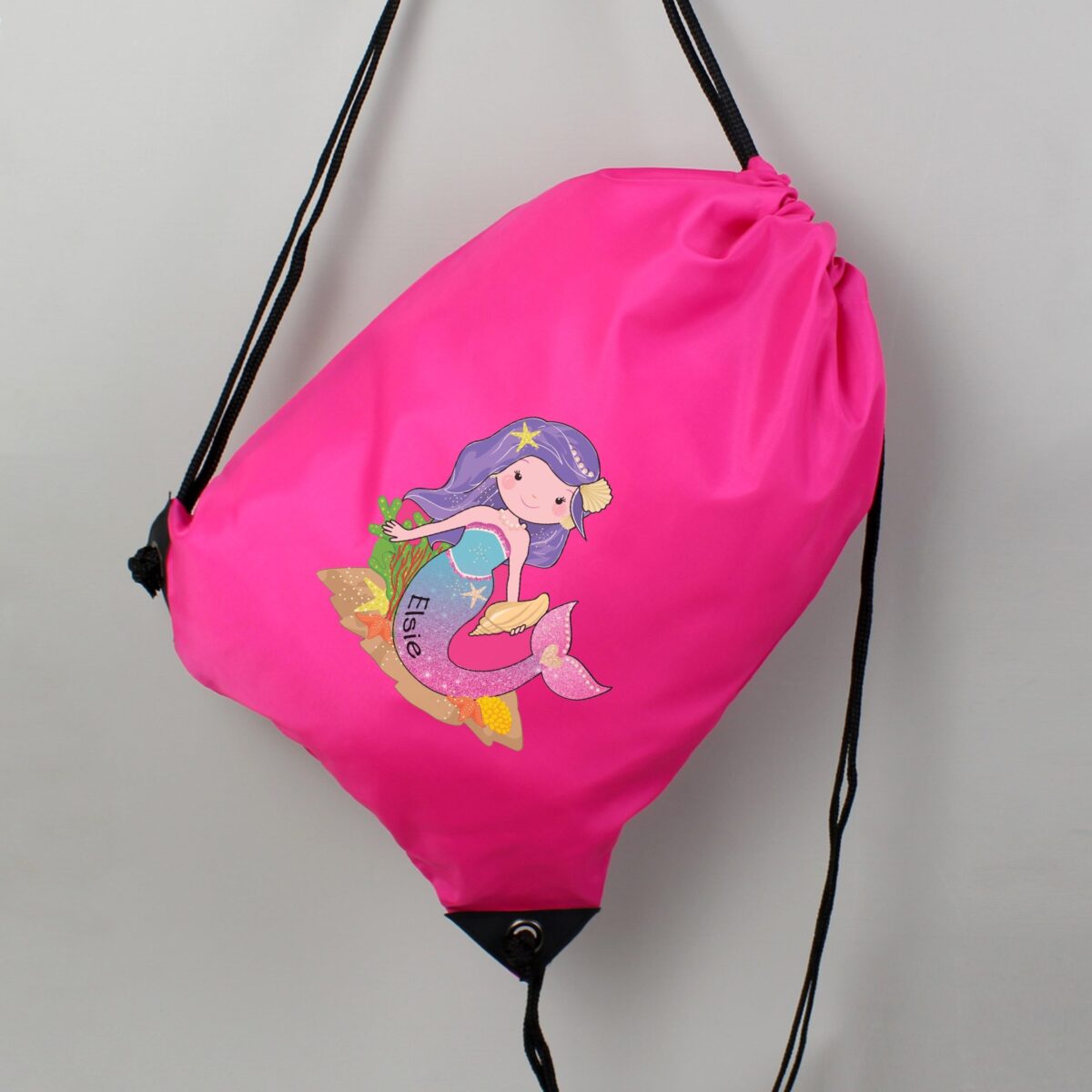 Personalised Mermaid Pink Kit Bag: 2 - Kids Bags By Gift Moments