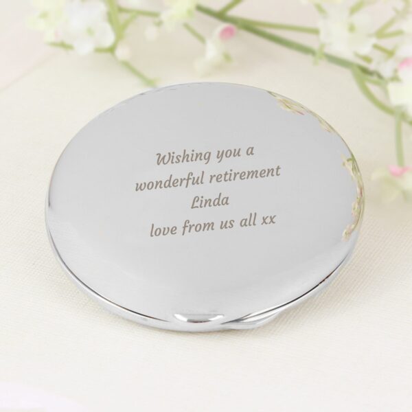 Personalised Any Message Compact Mirror: 1 - Compact Mirrors By Gift Moments