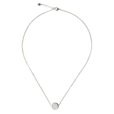 Personalised Any Message Disc Necklace: 5 - Necklaces By Gift Moments