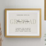 Personalised Message Framed Prints: 1 - Oak - Framed Prints By Gift Moments