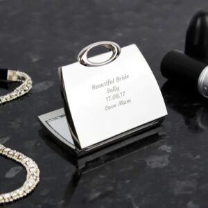 Personalised Any Message Handbag Compact Mirror: 3 - Compact Mirrors By Gift Moments