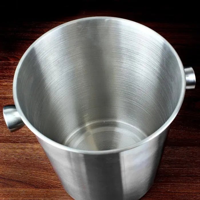 Personalised message stainless steel ice bucket