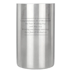 Personalised Any Message Wine Cooler: 4 - Barware By Gift Moments
