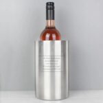 Personalised Any Message Wine Cooler: 1 - Barware By Gift Moments