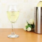 Personalised Any Message Wine Glass: 1 - Wine Glasses By Gift Moments
