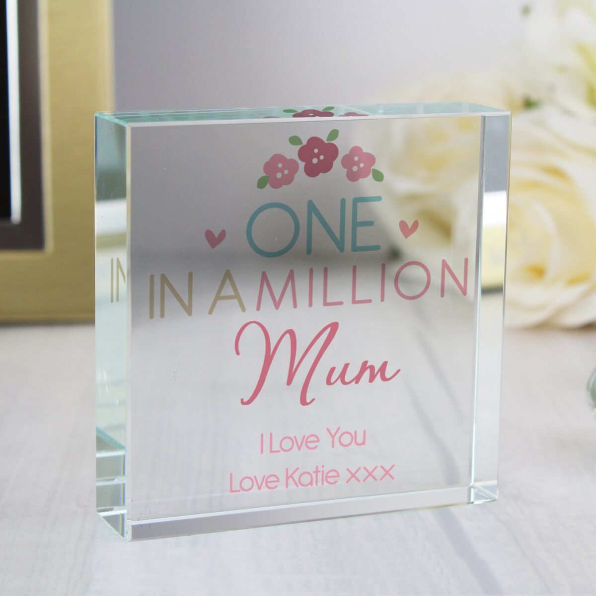Personalised One in a Million Crystal Token: 6 - Crystal Tokens By Gift Moments