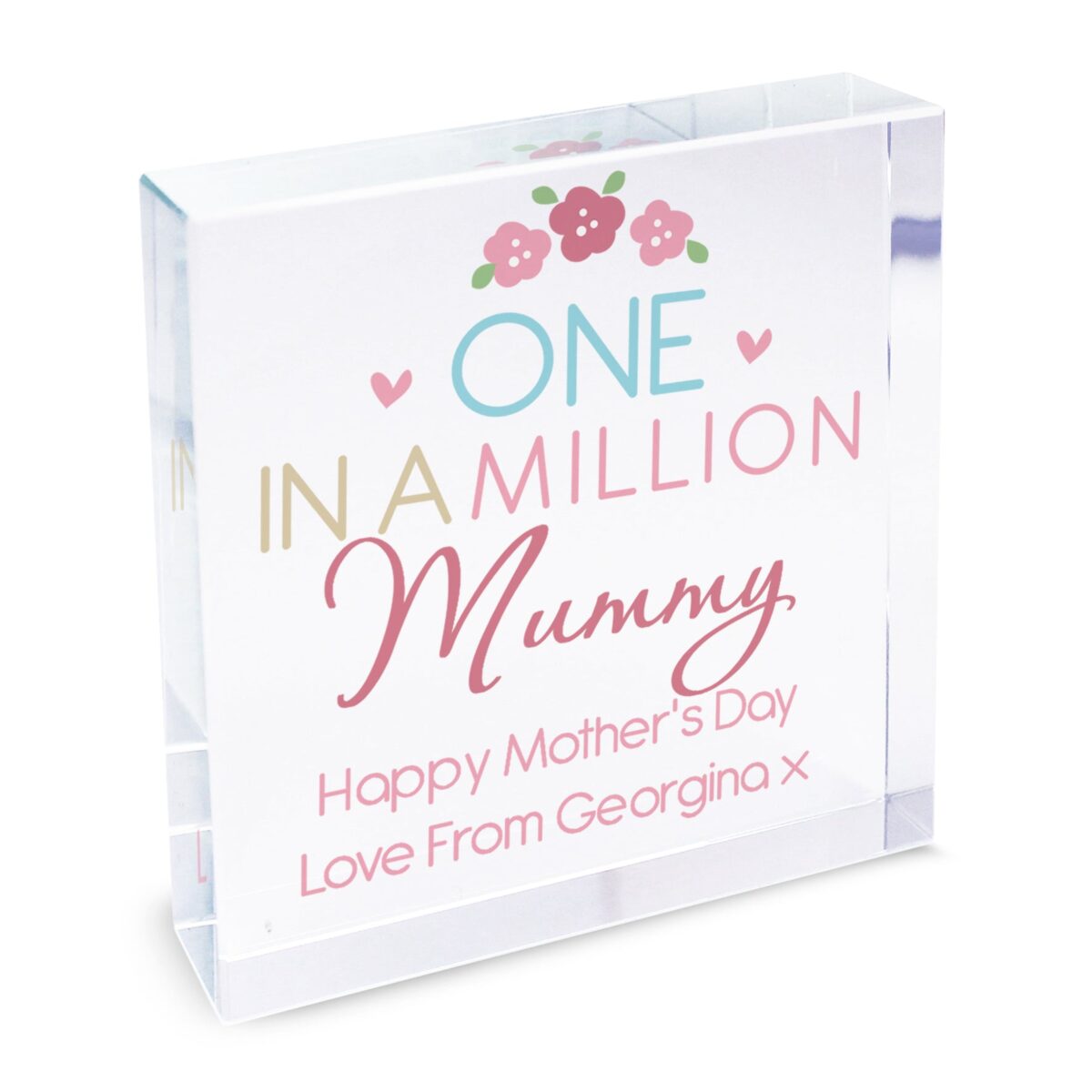 Personalised One in a Million Crystal Token: 3 - Crystal Tokens By Gift Moments