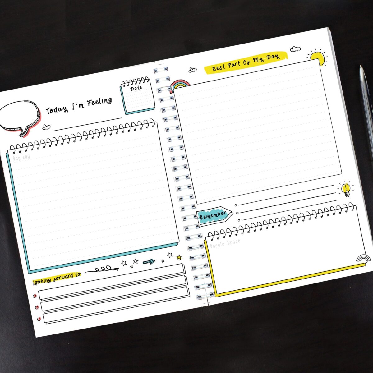 Personalised Mindfulness A5 Journal: 2 - Notebooks By Gift Moments