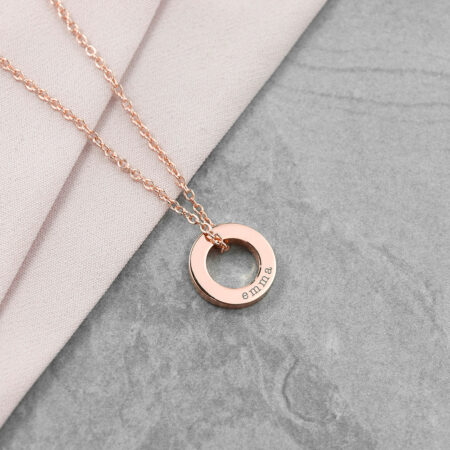 Personalised Mini Ring Necklaces: 3 - Necklaces By Gift Moments