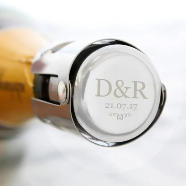 Personalised Monogram Bottle Stopper: 1 - Barware By Gift Moments