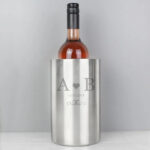 Personalised Monogram Stainless Steel Wine Cooler: 1 - Barware By Gift Moments