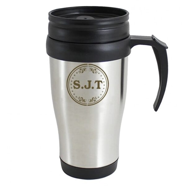 Personalised Monogram Travel Mug: 2 - Travel Mugs By Gift Moments